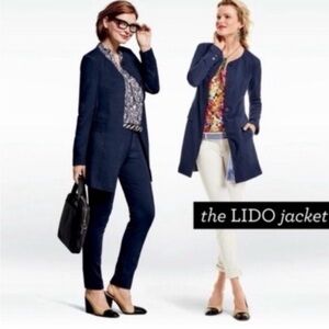 Cabi Lido long duster Navy Jacket